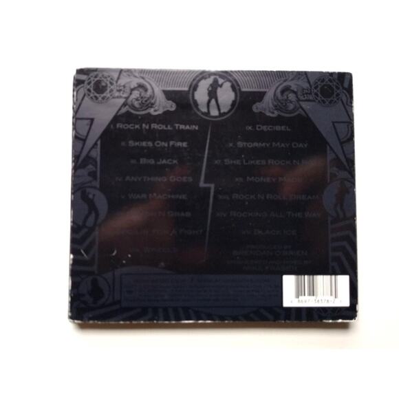 AC/DC Black Ice CD Yellow Embossed Limited Edition Cover + Concert Ticket Stub - Picture 6 of 6